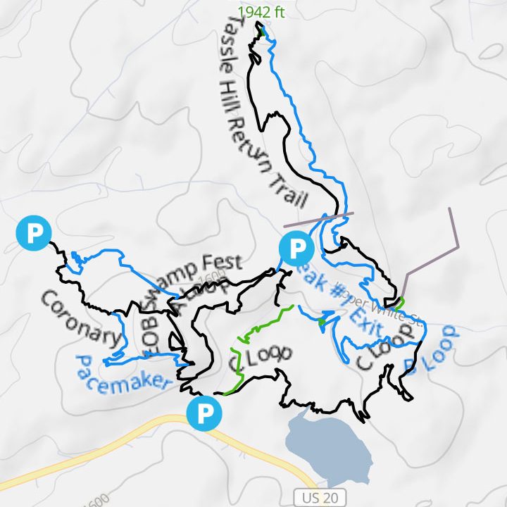 Reservoir Trails Map 1